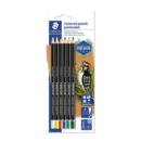STAEDTLER OLOVKA GLASOCHORM 6/1 SORT BOJE BLISTER