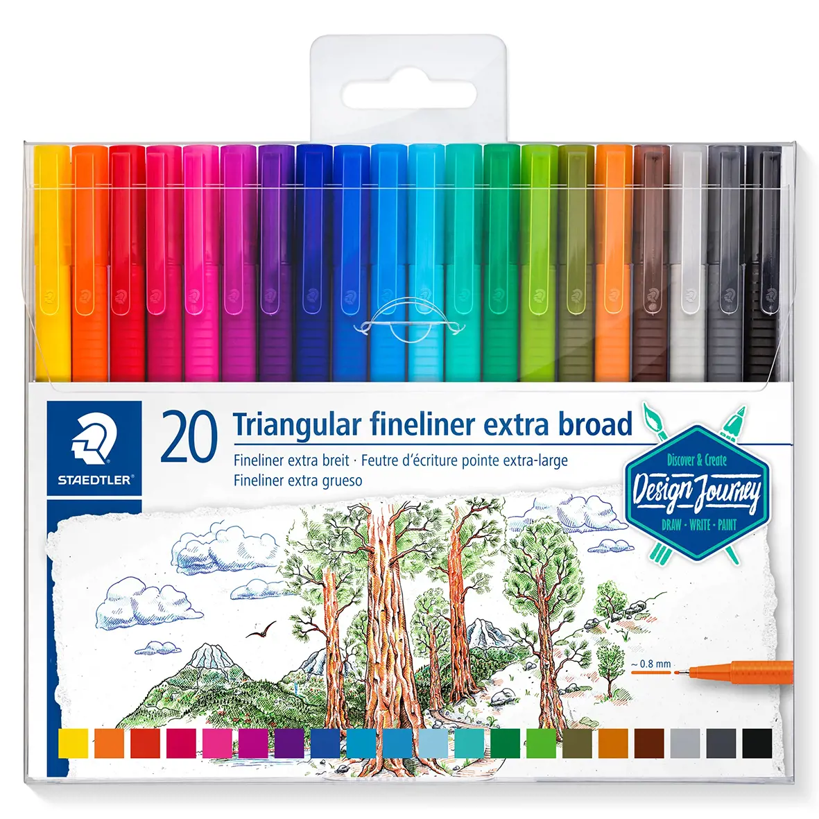 STAEDTLER BROADLINER 338 TB20-C-20/1