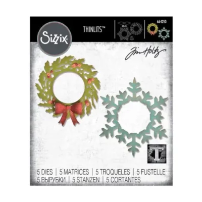 SIZZIX REZAČ HINLITS 5PK PAHULJICA VIJENAC 664210