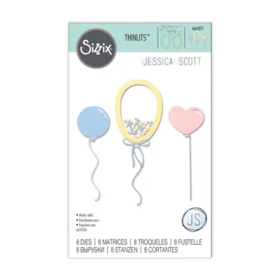 SIZZIX SET 8P BALONI 664371