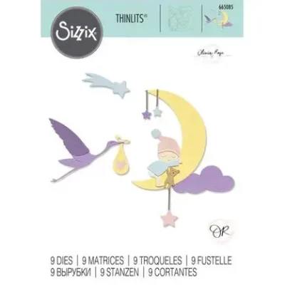 SIZZIX REZAČ LUNAR BABY 9PK 665085