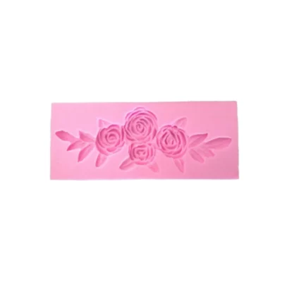 SILIKONSKI KALUP 594 RUŽICE 11,2x4,8x1,2cm