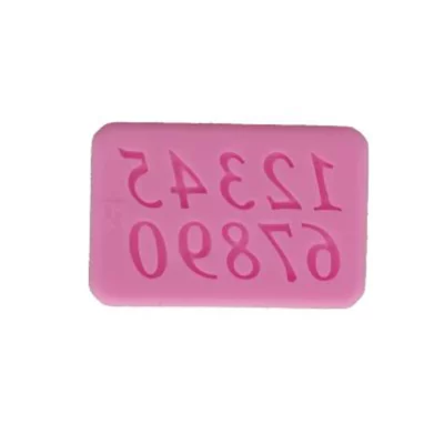 SILIKONSKI KALUP 1168 BROJEVI 5,3x3,5x0,5cm