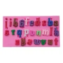 SILIKONSKI KALUP 1336 MALA SLOVA 14,4x7,4x0,7cm