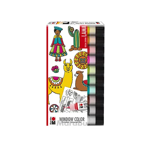 MARABU BOJA ZA PROZOR 10x25ml LAMA