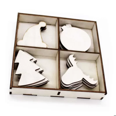 DRVENI ORNAMENTI “ZIMSKI UKRASI” 6cm