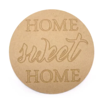 MDF DEKORACIJA KRUG SA TEKSTOM