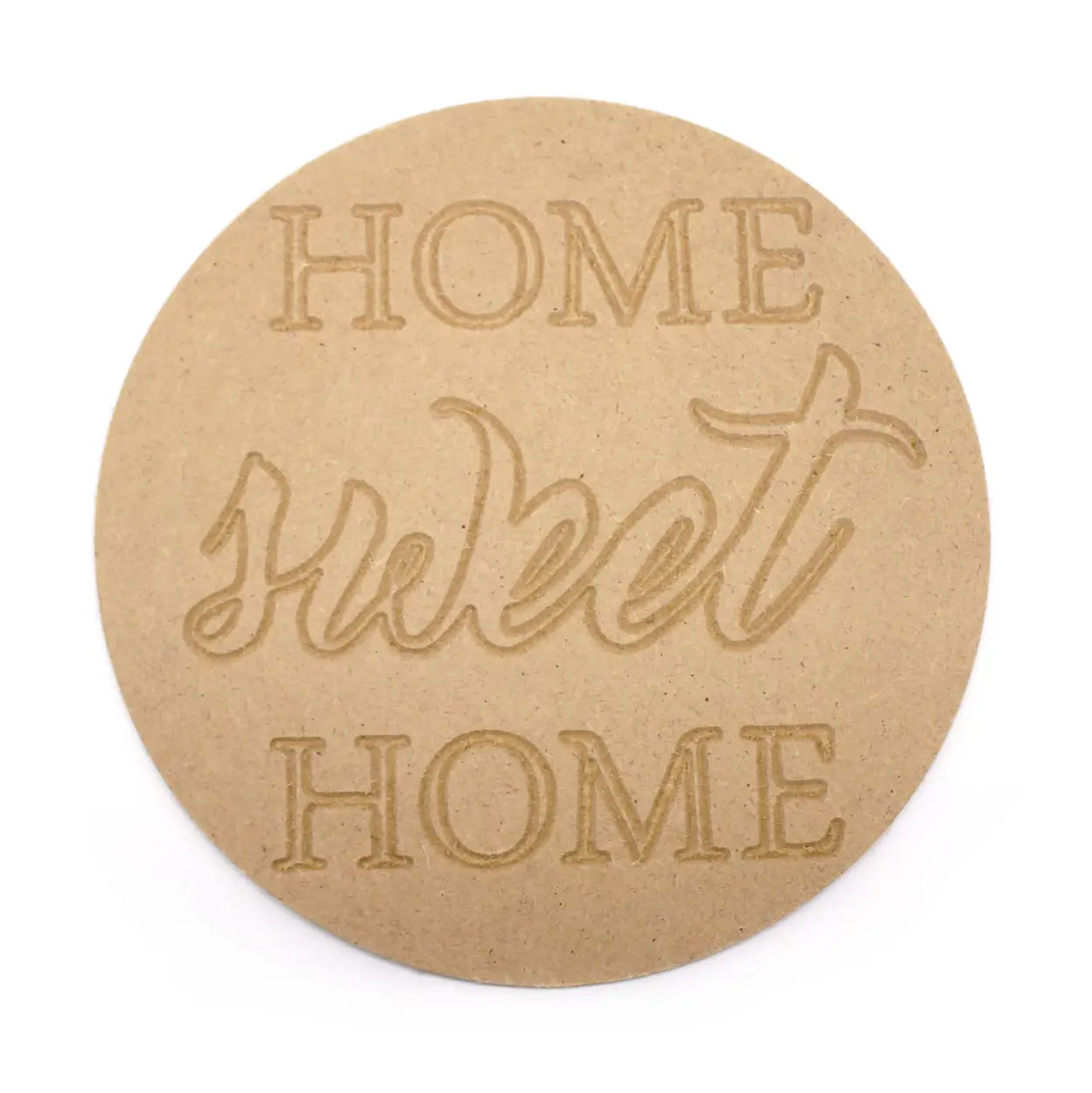 MDF DEKORACIJA KRUG SA TEKSTOM