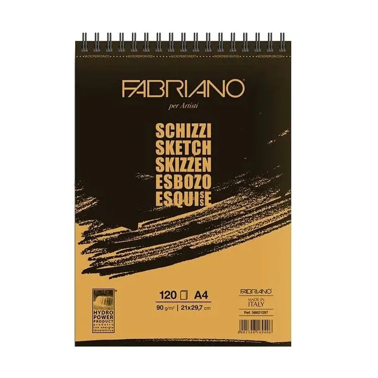 FABRIANO BLOK PAPIR ZA SKICIRANJE 120xA4 90g