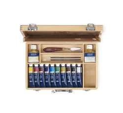 ULJANE BOJE U SETU DRVENA KUTIJA LB