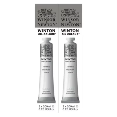 2X WINTON ULJANA BOJA 200ML TITANIJ BIJELA W&N (2/1)