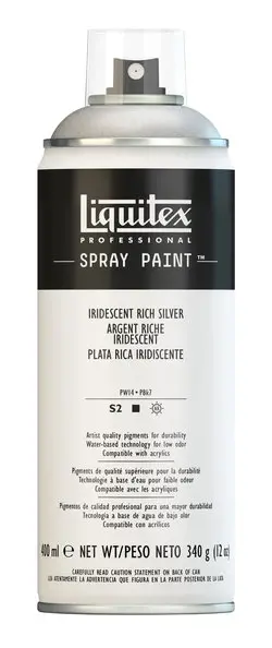 AKRILNA BOJA U SPREJU 400 ML SREBRENA LQX PRO