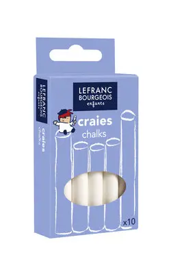 KUTIJA SA 10 BIJELIH KREDA LB