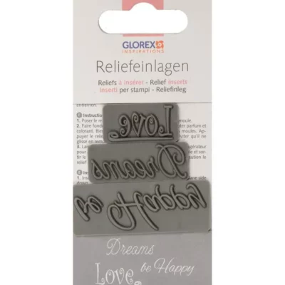 OTISAK ZA SAPUNE DREAMS/LOVE/ BE HAPPY 3/1