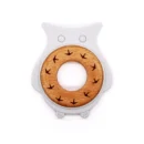 SILIKONSKA DRVENA GLODALICA SOVA 107x87mm