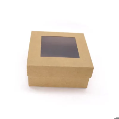 PAPIRNA KUTIJA PROZIRNA 13x13x6cm