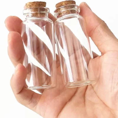 STAKLENA BOČICA SA PLUTOM 3x7cm