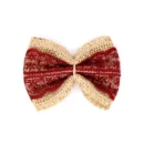 DEKORATIVNA MAŠNA OD JUTE 8x5cmc SA ČIPKOM