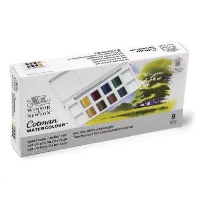 WINSOR & NEWTON VODENE BOJE 8HP LANDSCAPE POCKET SET