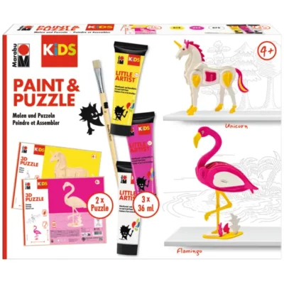 MARABU KIDS SET PAINT & PUZZLE UNICORN