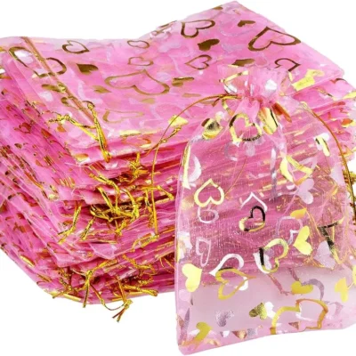 ORGANDIN UKRASNA VREĆICA SA MOTIVOM 10x10cm