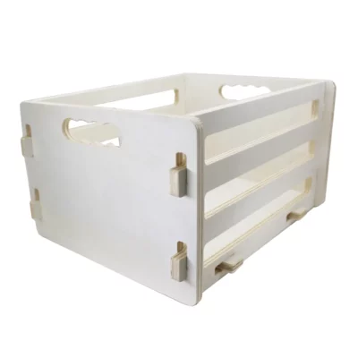 SKLOPIVA DRVENA GAJBICA 30x25x17cm