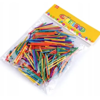 DRVENI ŠTAPIĆI U BOJI 100gr