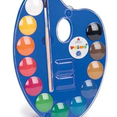 VODENE BOJE 12/1 S PALETOM I KISTOM MOROCOLOR