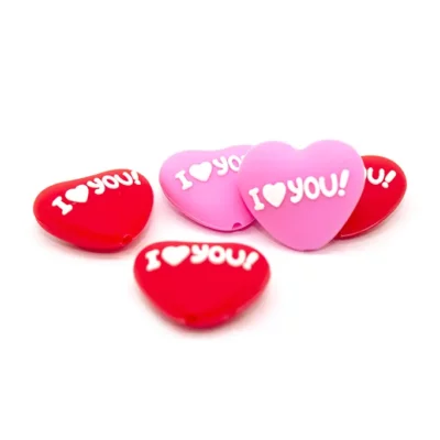 PERLICE SILIKONSKA SRCE I LOVE YOU