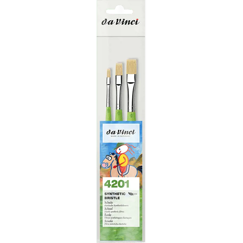 KISTOVI DAVINCI FIT SYNTHETIC BRISTLE SET 3/1