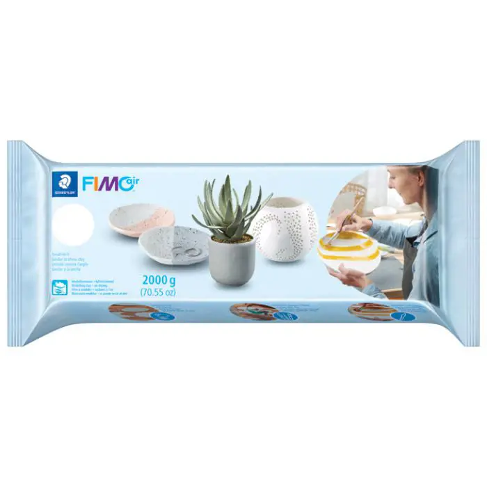 MASA ZA MODELIRANJE STAEDTLER FIMOAIR BASIC BIJELA 2000G