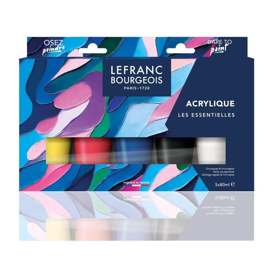 AKRILNE BOJE U SETU 5x80 ml LB